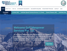 Tablet Screenshot of gulfmanpower.com.np